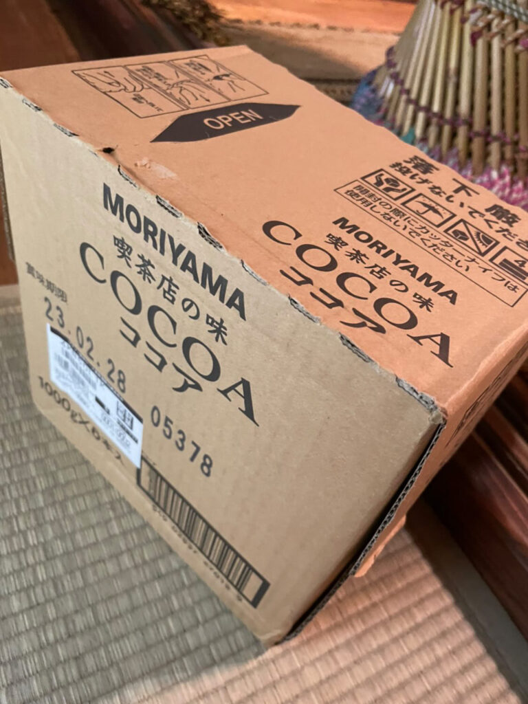 守山乳業 喫茶店の味ココアを箱買い